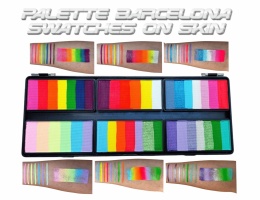 Paleta farb do malowania twarzy i ciała GrimMaster Barcelona 6 x 25G