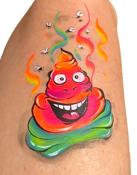 Paleta farb do malowania twarzy i ciała GrimMaster Barcelona 6 x 25G