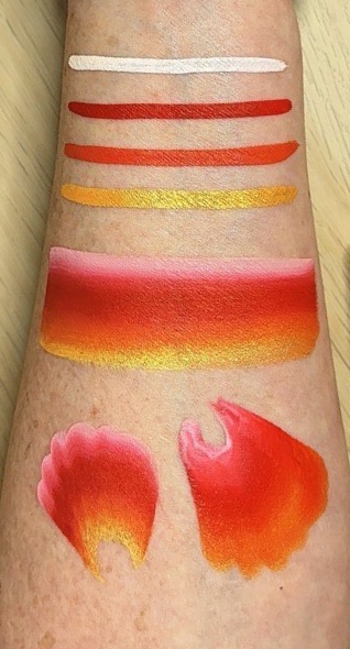 Paleta farb do malowania twarzy i ciała GrimMaster Cape Town 12-10G