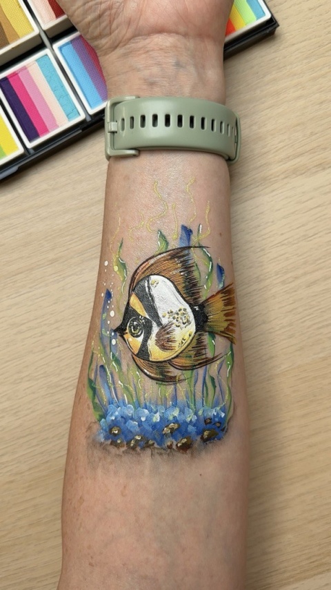 Paleta farb do malowania twarzy i ciała GrimMaster Cape Town 12-10G