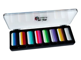 Paleta farb do malowania twarzy i ciała GrimMaster FACE PARADE mix 8 x 13g