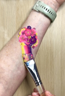 Paleta farb do malowania twarzy i ciała GrimMaster HAVANA 6 x 10g