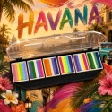 Paleta farb do malowania twarzy i ciała GrimMaster HAVANA 6 x 10g
