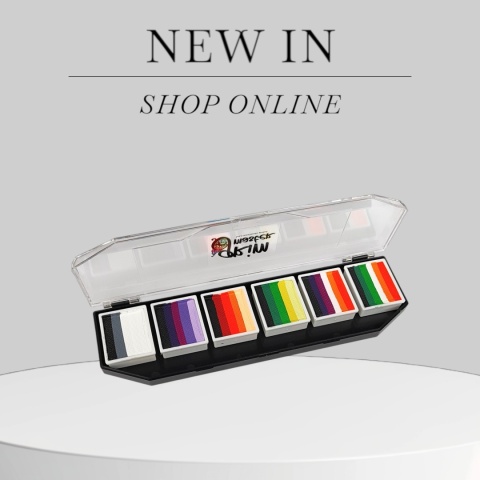 Paleta farb do malowania twarzy i ciała GrimMaster BANGKOK mix 6 x 10g