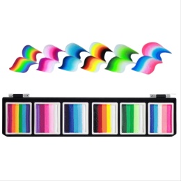 Paleta farb do malowania twarzy i ciała GrimMaster MACAU mix 6 x 10g