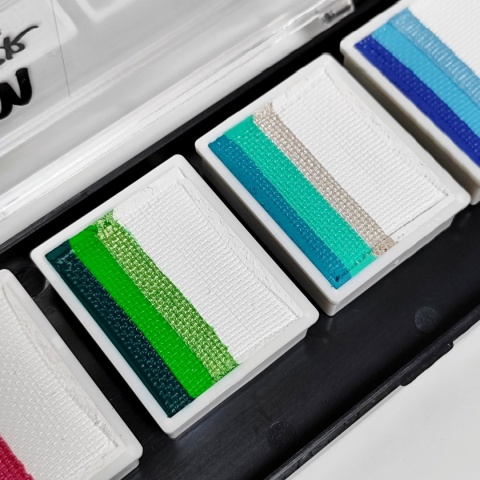 Paleta farb do malowania twarzy i ciała GrimMaster REYKJAVIK mix 6 x 10g