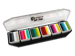 Paleta farb do malowania twarzy i ciała GrimMaster TOKYO mix 6 x 10g