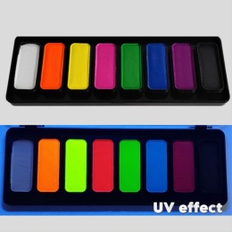 Paleta farb do malowania twarzy i ciała GrimMaster VIVID VIBES mix 8 x 13g