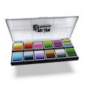 Paleta farb do malowania twarzy i ciała GrimMaster mix kolorów 12 x 10G Santorini