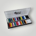 Paleta farb do malowania twarzy i ciała GrimMaster mix kolorów 12 x 10g