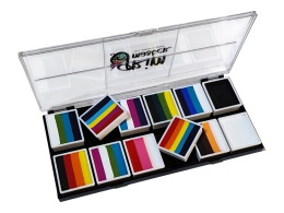 Paleta farb do malowania twarzy i ciała GrimMaster mix kolorów 12 x 10g