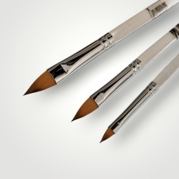 Zestaw pędzli do kwiatów GrimMaster Flora - Flat Pointy #2, #4, #6