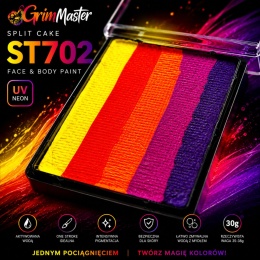 Farba do malowania twarzy i ciała GrimMaster 30 g Split Cake ST702