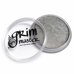 Farba do malowania twarzy i ciała GrimMaster Pearl Silver 32g