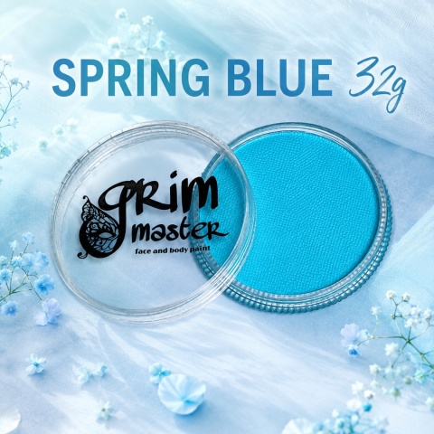 Farba do malowania twarzy i ciała GrimMaster SPRING BLUE 32g
