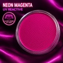 Farba do malowania twarzy i ciała GrimMaster UV NEON MAGENTA 32g