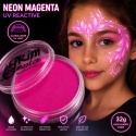 Farba do malowania twarzy i ciała GrimMaster UV NEON MAGENTA 32g