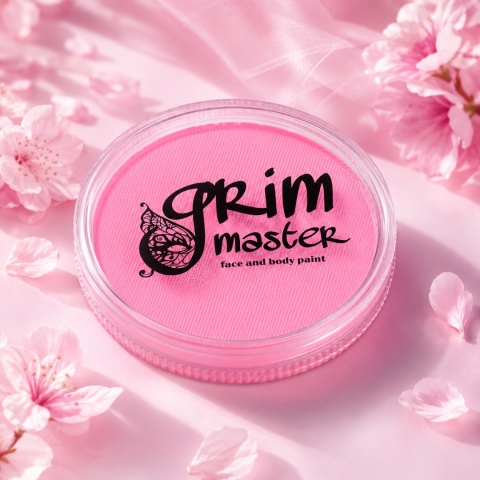Farba do malowania twarzy i ciała GrimMaster UV NEON PASTEL PINK 32 g