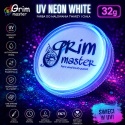 Farba do malowania twarzy i ciała GrimMaster UV NEON WHITE 32g