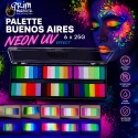 Paleta farb do malowania twarzy i ciała GrimMaster Buenos Aires 6 x 25G