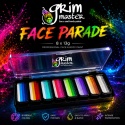 Paleta farb do malowania twarzy i ciała GrimMaster FACE PARADE mix 8 x 13g