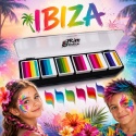 Paleta farb do malowania twarzy i ciała GrimMaster IBIZA mix 6 x 10g