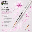 Pędzel cienki syntetyczny GrimMaster Liner #1