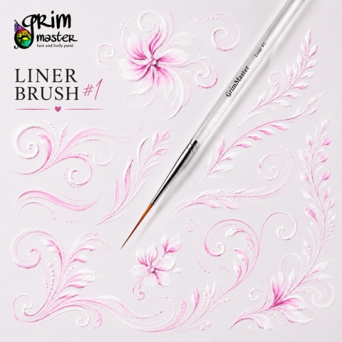 Pędzel cienki syntetyczny GrimMaster Liner #1